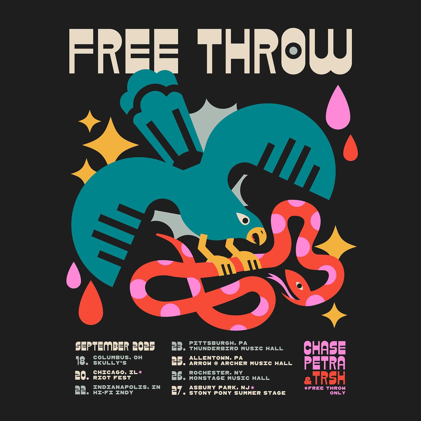 TRSH The Catalina Wine Mixer Tour Poster 2025